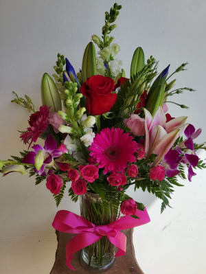 Hot Pink Flower Bouquet