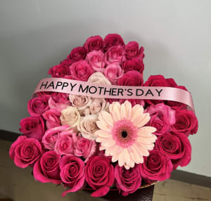 Mothers Heart Flower Bouquet