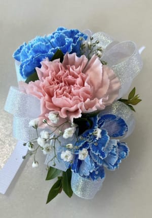 Prom Carnation Wrist Corsage Flower Bouquet