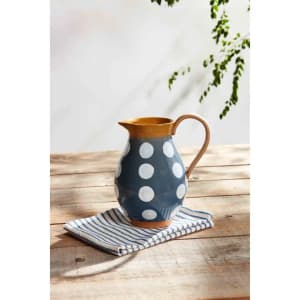 Dotted Blue Pitcher