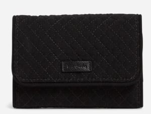 RFID Riley Compact Wallet - Classic Black