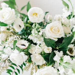 Bright White Flower Bouquet