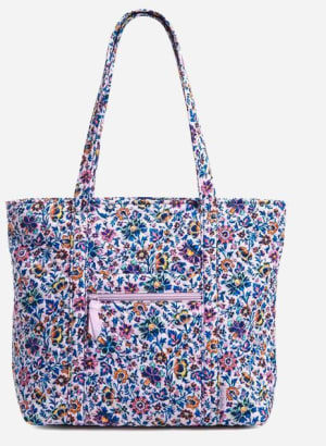 Small Vera Tote - Cloud Vine Multi Flower Bouquet