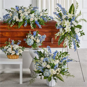 Blessings of Memory Funeral  Bundle Flower Bouquet