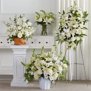 Sincerest Condolences Funeral Bundle Flower Bouquet