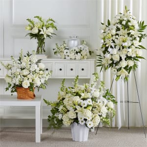 Sincerest Condolences Funeral Bundle Flower Bouquet