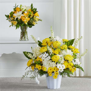 Warm Remembrance Funeral Collection Flower Bouquet