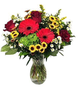 Tequila Sunrise Flower Bouquet