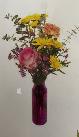 Mothers Day - Imagination Bud Vase Flower Bouquet