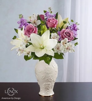 Loving Blooms Lenox Lavender & White Flower Bouquet