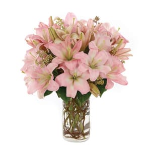 Simply Lily-Pink Flower Bouquet