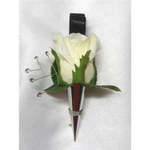 Black Keepsake Boutonniere Flower Bouquet