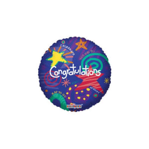 Congratulations Mylar Balloon Flower Bouquet