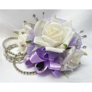 Lavender Keepsake Corsage Flower Bouquet