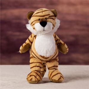 13" Cuddle Tiger Flower Bouquet