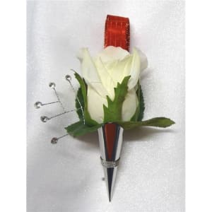 Red Keepsake Boutonniere Flower Bouquet