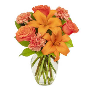 All Orange For You Flower Bouquet