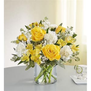 Yellow & White Delight Bouquet Flower Bouquet