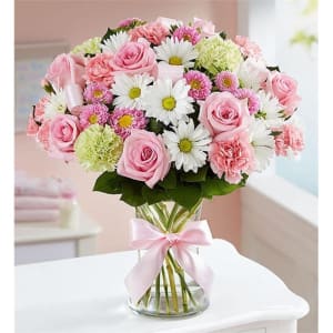 Sweet Baby Girl Arrangement Flower Bouquet