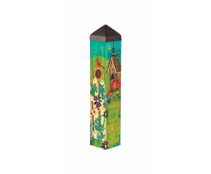 Angels and Cardinals Art Pole 20" Flower Bouquet