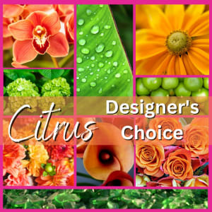 Citrus Designer's Choice Flower Bouquet