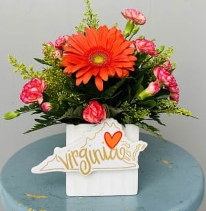 I Heart Virginia Flower Bouquet