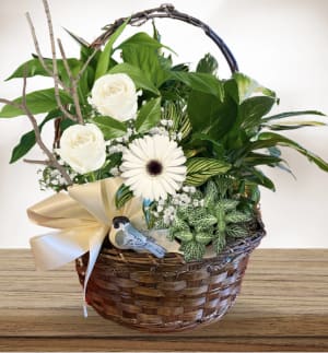 Classic Dishgarden Flower Bouquet