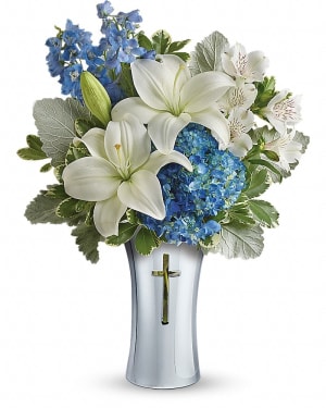 Teleflora's Skies Of Remembrance Bouquet Flower Bouquet