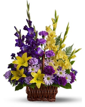 Basket of Memories Flower Bouquet