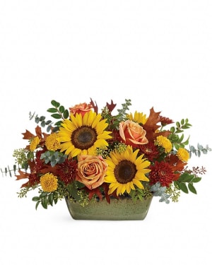 Teleflora's Sunflower Farm Centerpiece Flower Bouquet