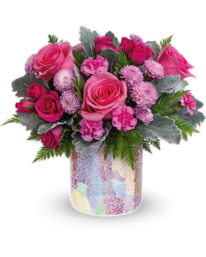 Teleflora's Radiantly Rosy Bouquet Flower Bouquet