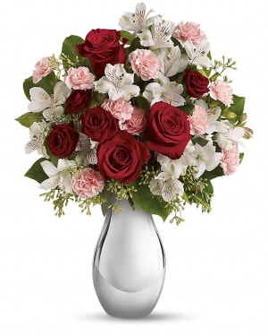 Teleflora's Crazy for You Bouquet with Red Roses Flower Bouquet