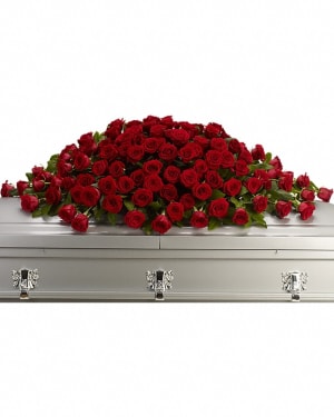 Greatest Love Casket Spray Flower Bouquet