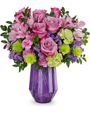 Teleflora's Geometric Rose Bouquet Flower Bouquet