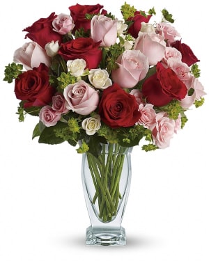 Cupid's Creation with Red Roses by Teleflora Flower Bouquet