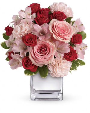 Teleflora's Love That Pink Bouquet with Roses Flower Bouquet