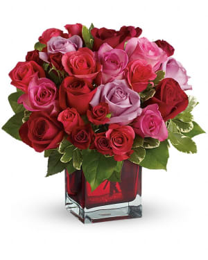 Madly in Love Bouquet with Red Roses by Teleflora Flower Bouquet