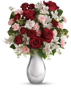 Teleflora's Crazy for You Bouquet with Red Roses Flower Bouquet