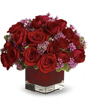 Never Let Go by Teleflora - 18 Red Roses Flower Bouquet