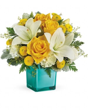 Teleflora's Golden Laughter Bouquet Flower Bouquet