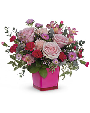 Teleflora's Rosy Moment Bouquet Flower Bouquet