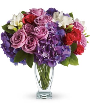 Teleflora's Rhapsody in Purple Flower Bouquet