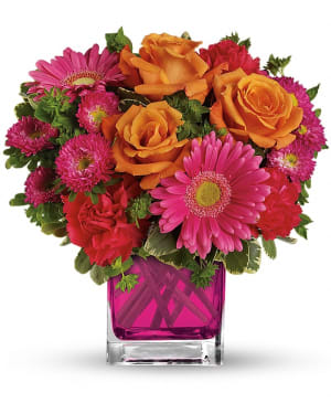 Teleflora's Turn Up The Pink Bouquet Flower Bouquet