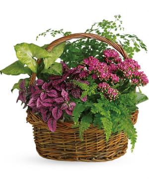 Secret Garden Basket Flower Bouquet