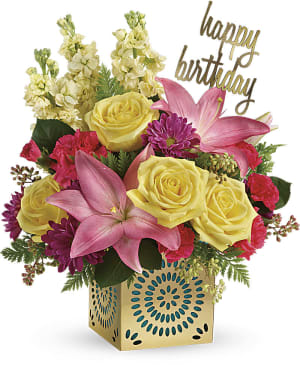 Teleflora's Blooming Birthday Bouquet Flower Bouquet