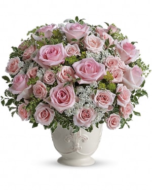 Teleflora's Parisian Pinks with Roses Flower Bouquet