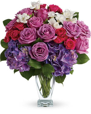 Teleflora's Rhapsody in Purple Flower Bouquet