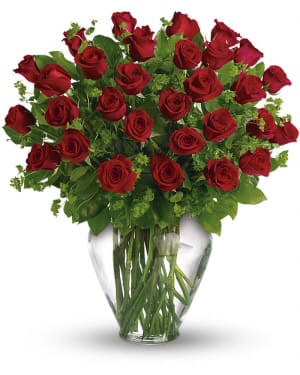 My Perfect Love - Long Stemmed Red Roses Flower Bouquet