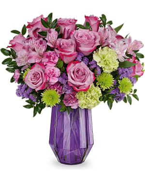 Teleflora's Geometric Rose Bouquet Flower Bouquet