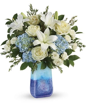 Teleflora's Ocean Sparkle Bouquet Flower Bouquet